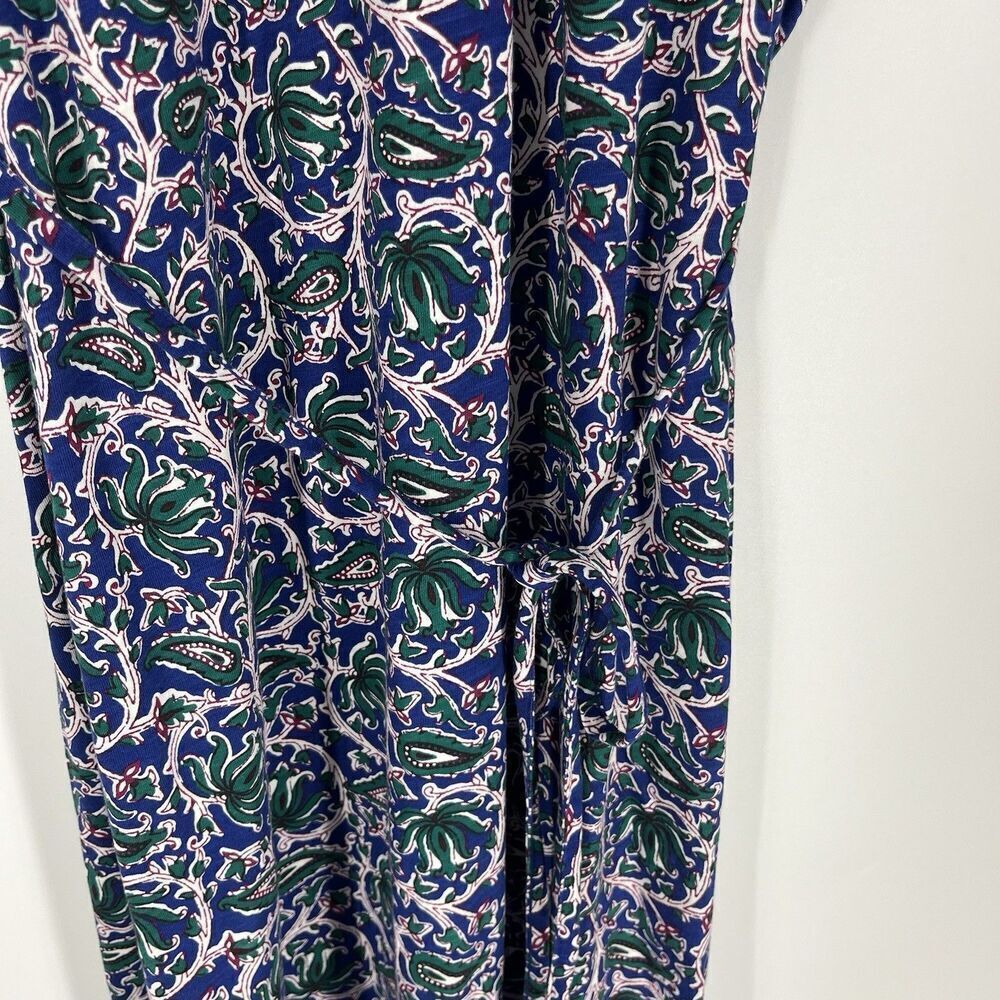 Boden Tank Dress Size 12 Long Swing Jersey High Neck Festival Sleeveless Print - Picture 4 of 9